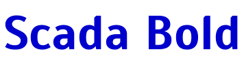 Scada Bold フォント